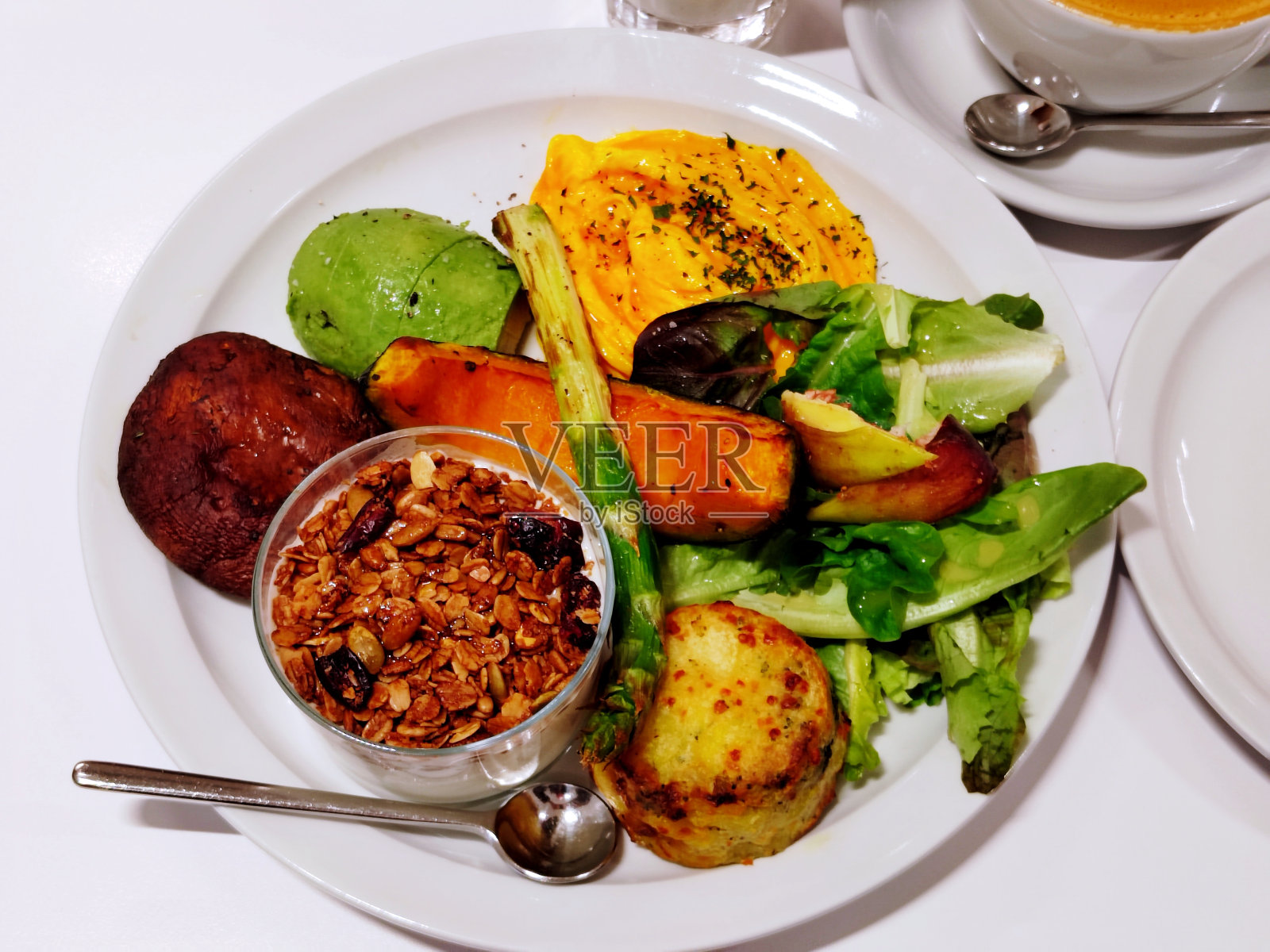 素食早餐照片摄影图片