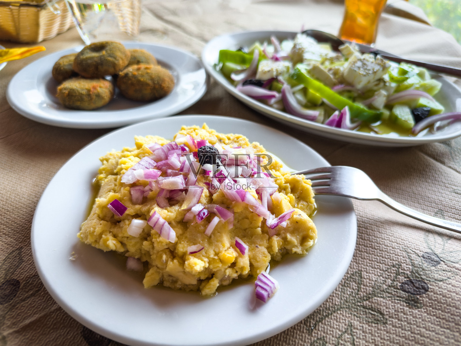 希腊餐照片摄影图片