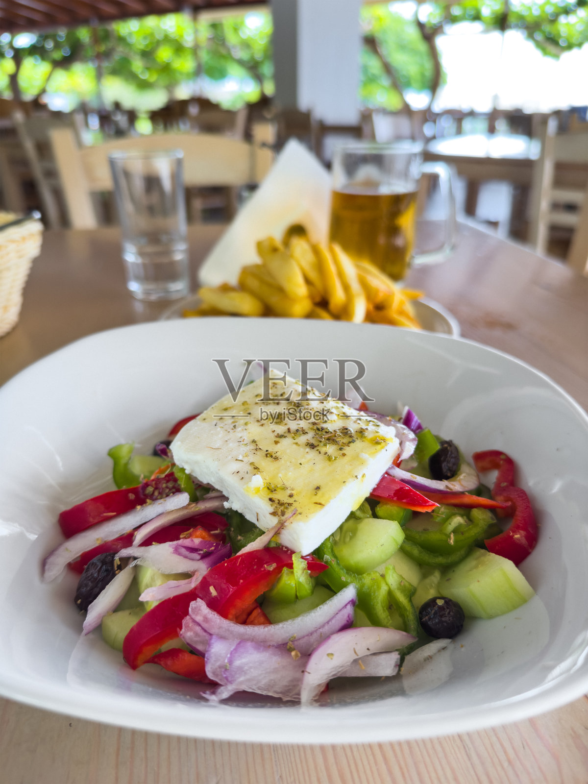 希腊沙拉照片摄影图片