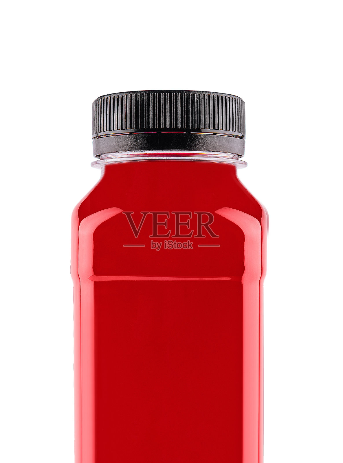 一瓶排毒红水果奶昔照片摄影图片