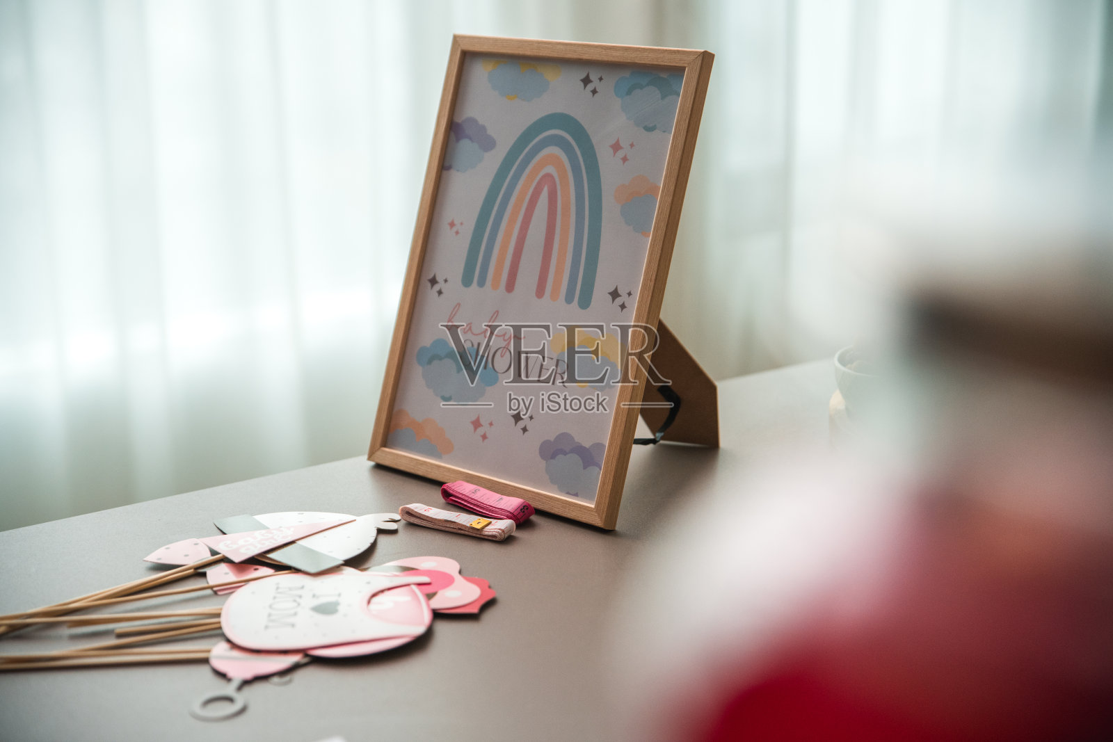 宝宝派对盛宴配框插图照片摄影图片