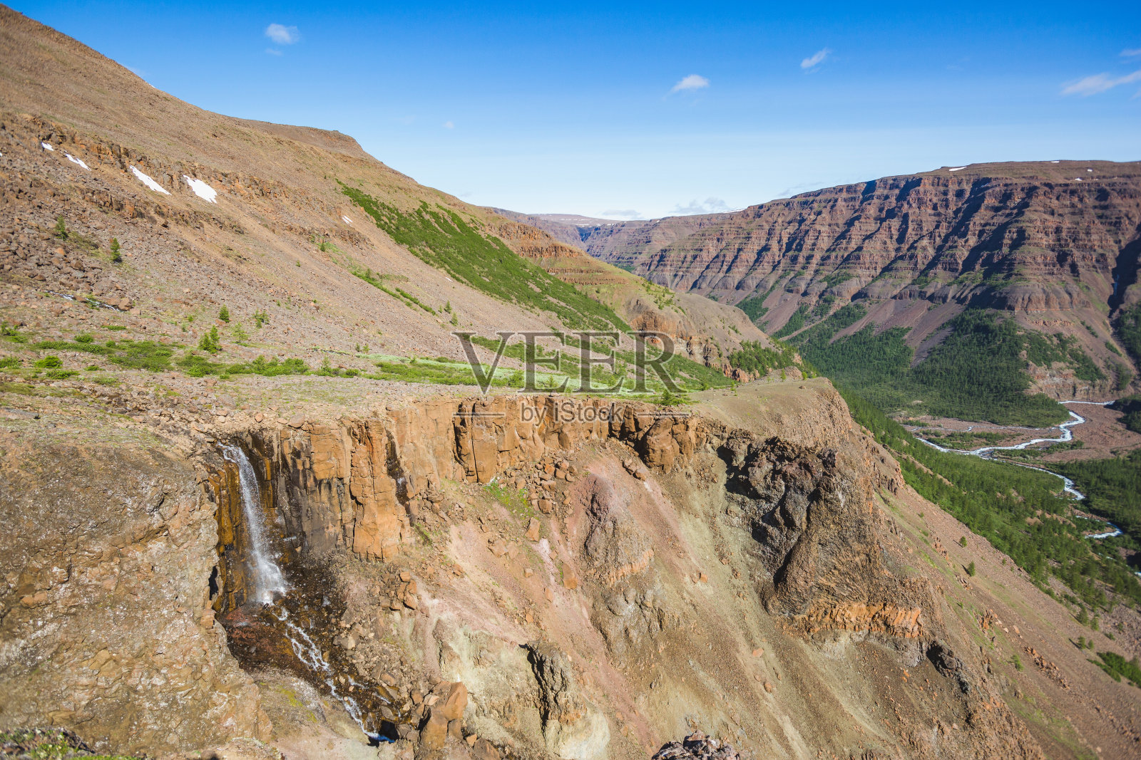 普托拉纳高原夏季景观。俄罗斯,Taimyr照片摄影图片