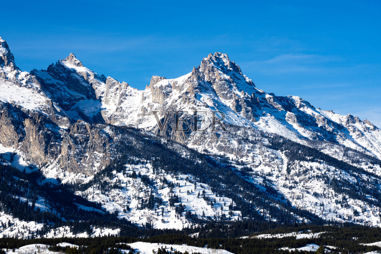 提顿山脉照片摄影图片