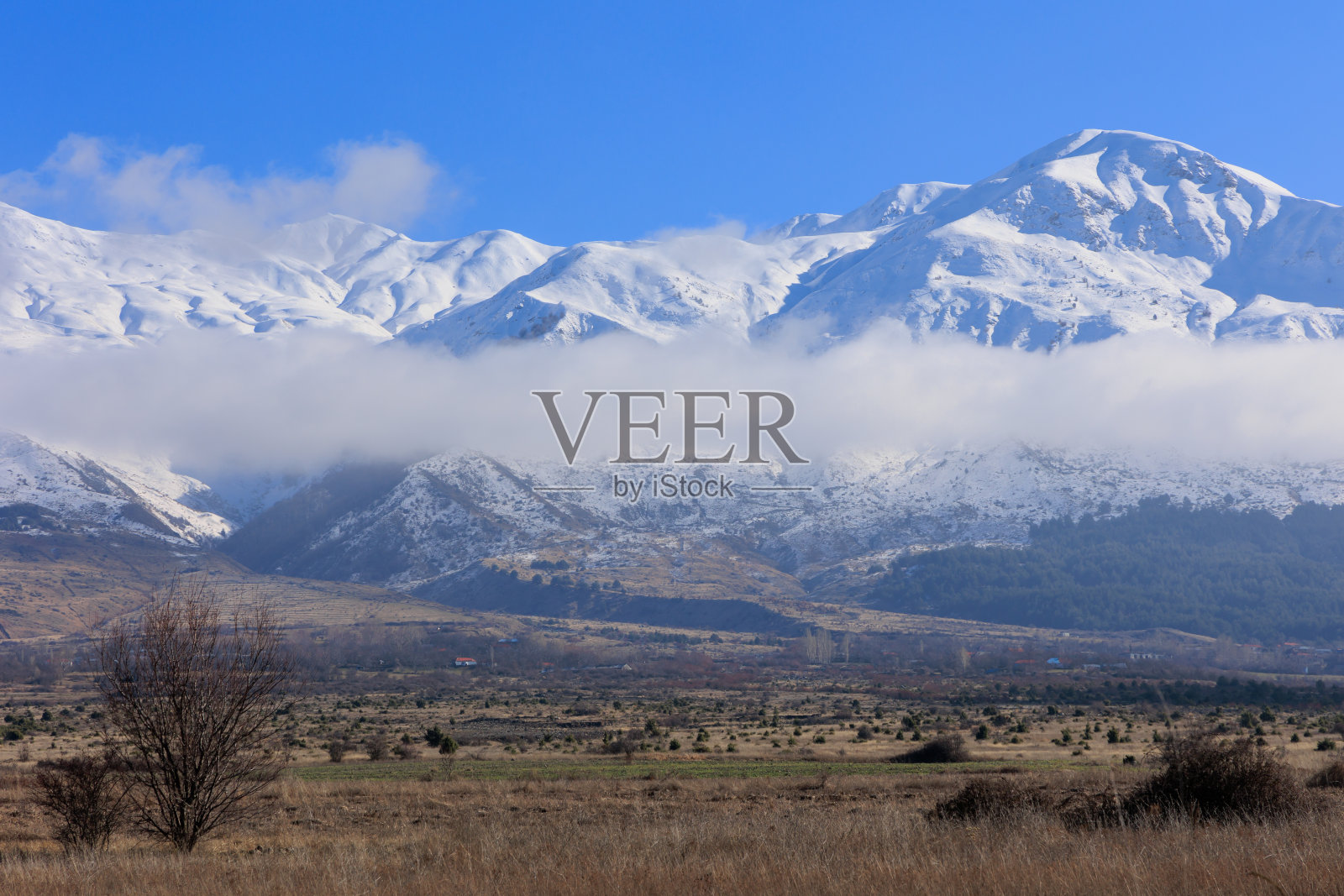 阿尔巴尼亚山景与雪景照片摄影图片