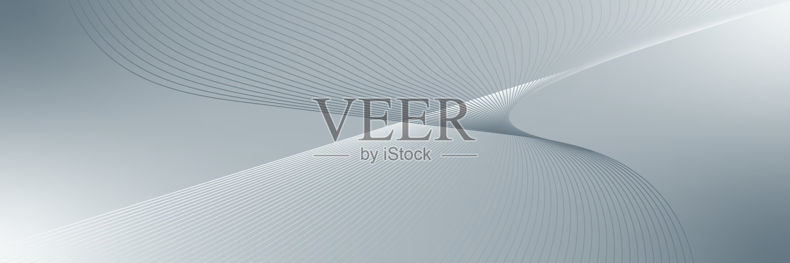 抽象背景矢量灰色与动态波的商业设计。未来的技术背景与网络波浪线。高级模板与条纹和梯度网格的横幅或海报插画图片素材