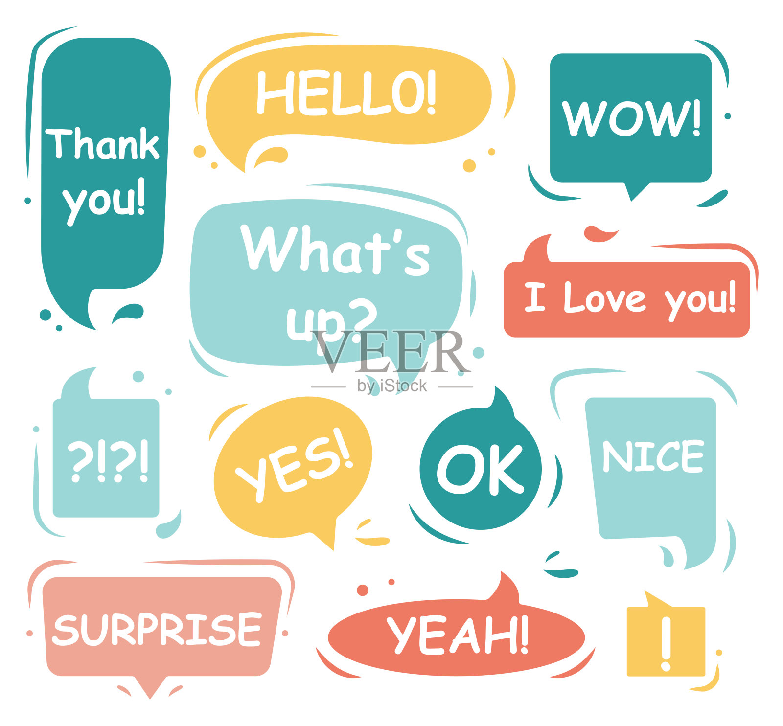 演讲BUBBLE_03插画图片素材