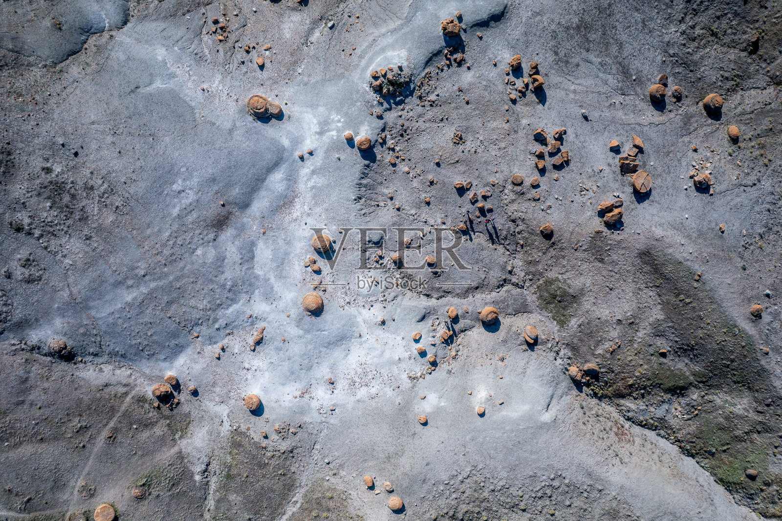 红岩古力鸟瞰图，AB照片摄影图片