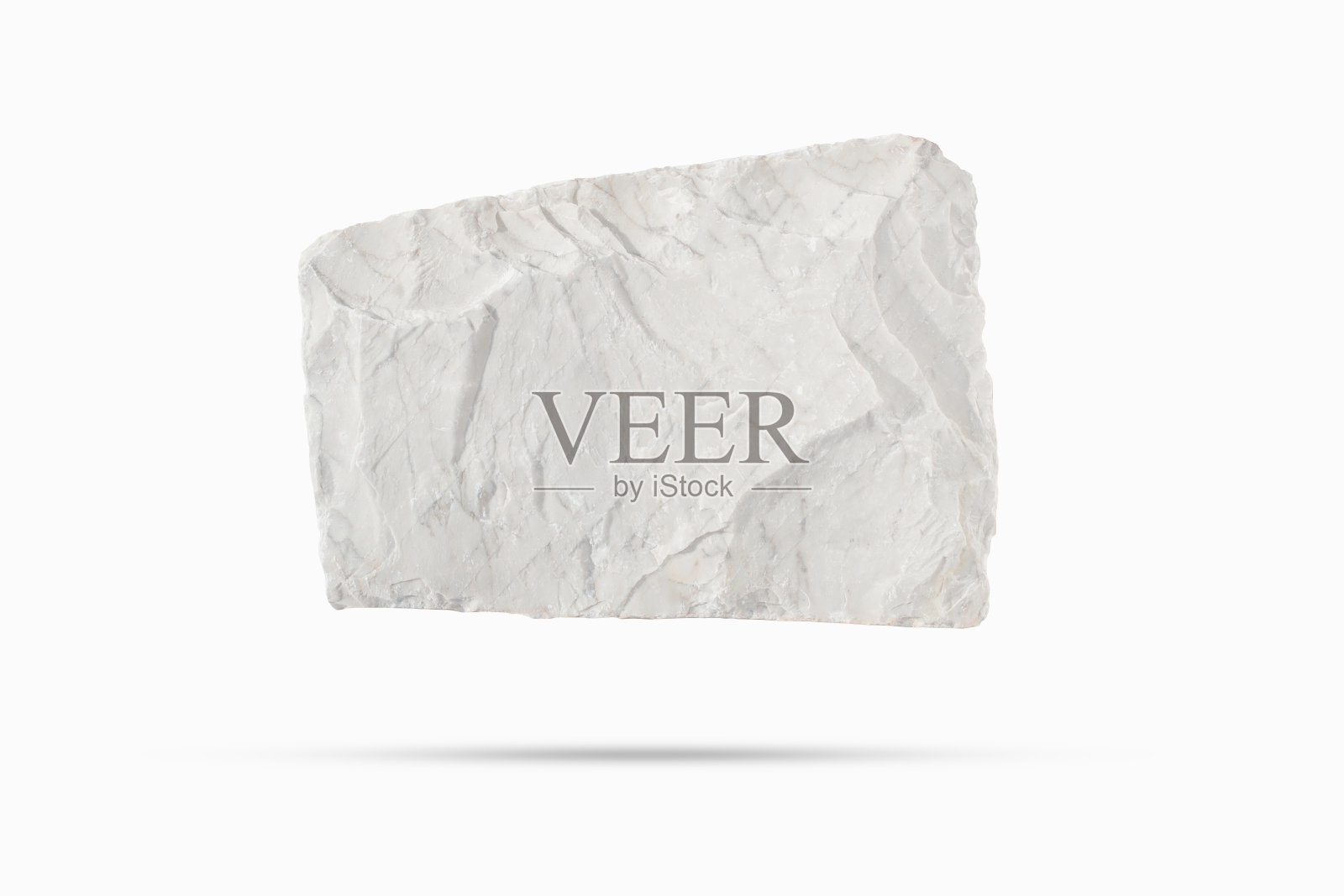 白色大理石板对象孤立在白色背景照片摄影图片