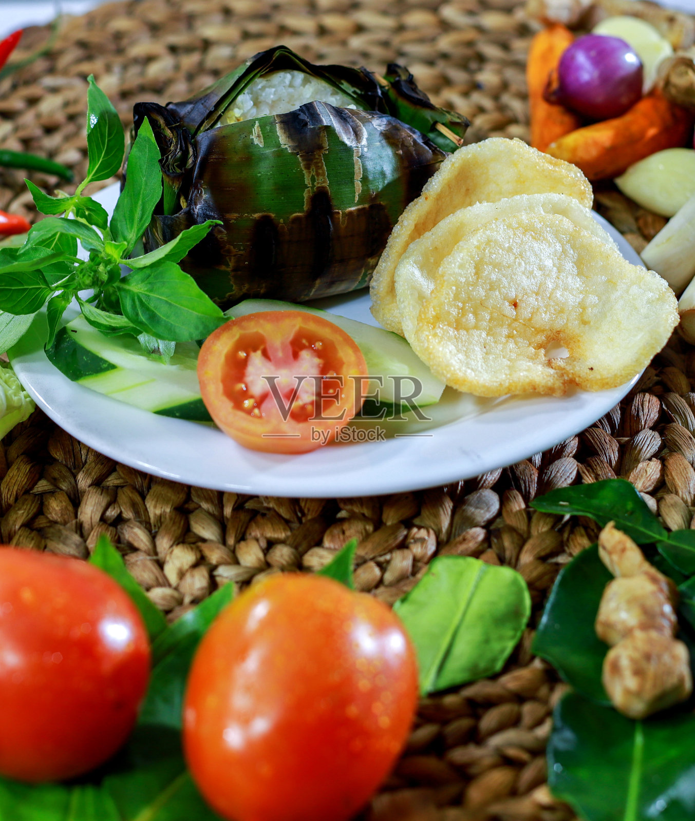 烤饭的味道照片摄影图片