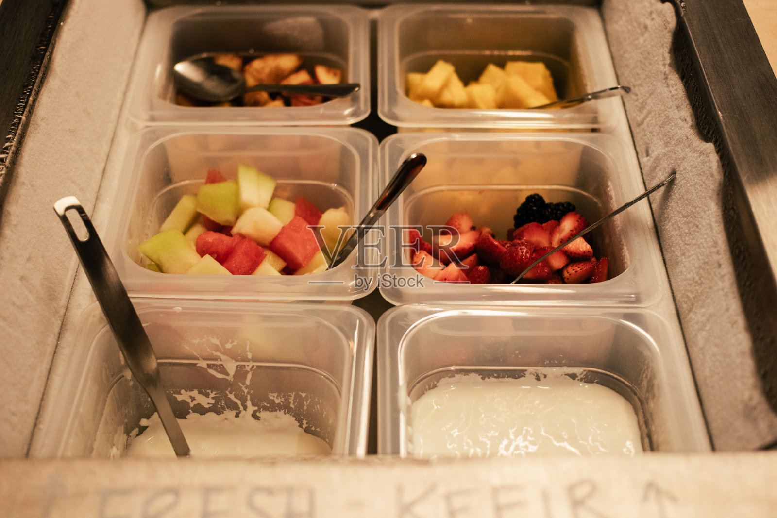 冷冻酸奶配料照片摄影图片