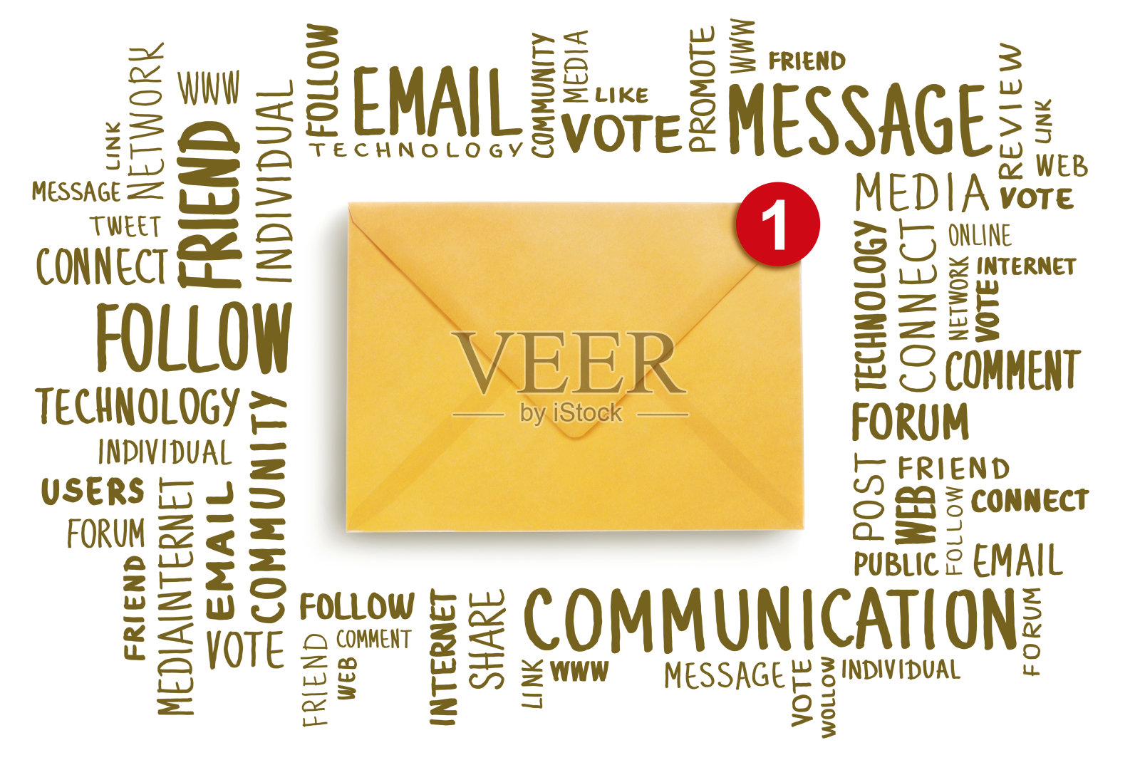 未读消息照片摄影图片