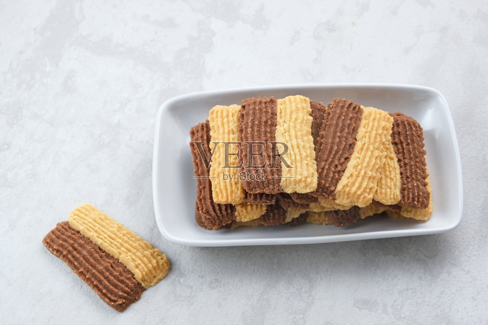 Kue Semprit，印尼美食照片摄影图片