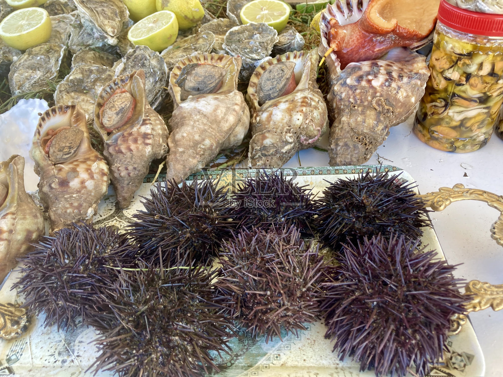 市面上的海鲜照片摄影图片