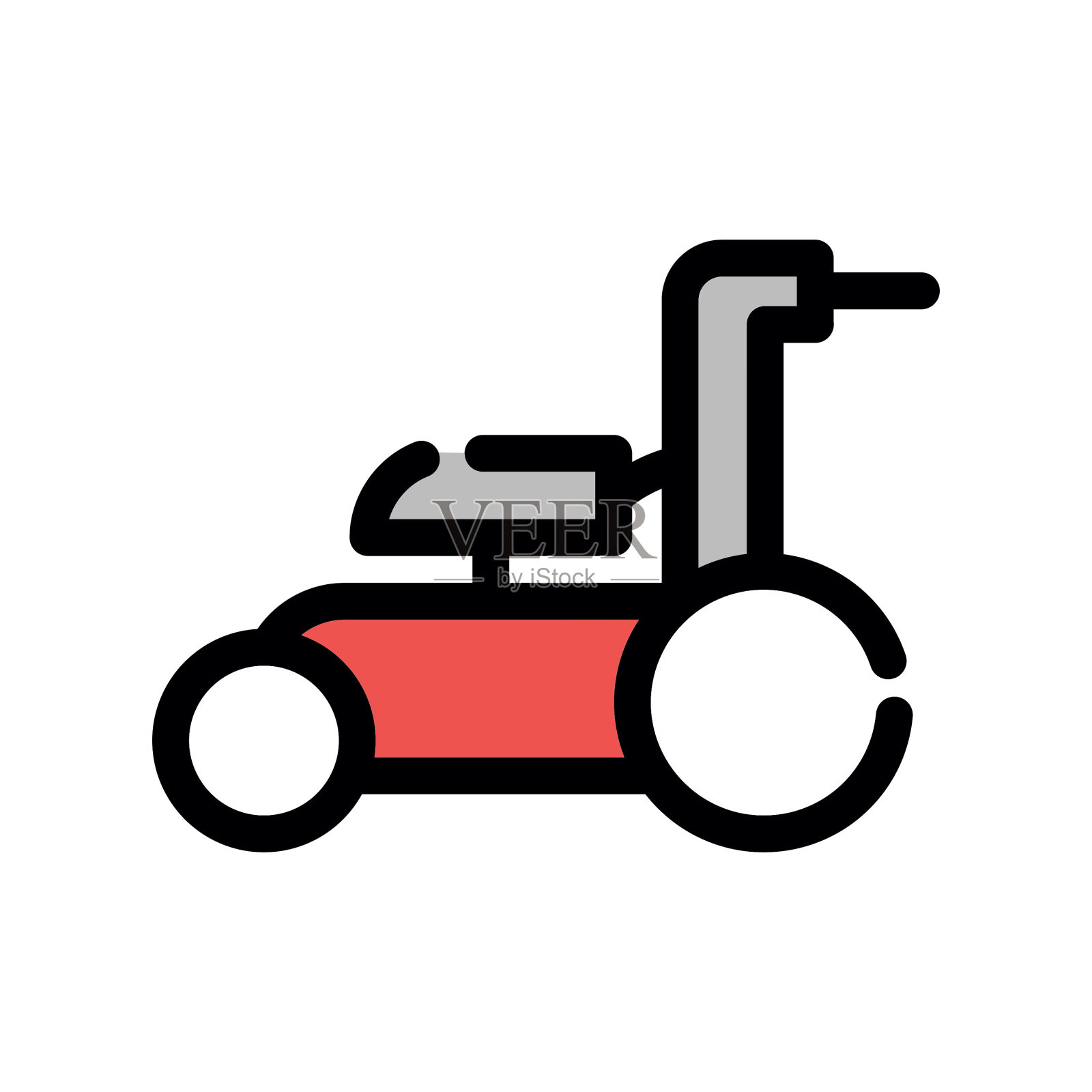 割草机图标插画图片素材