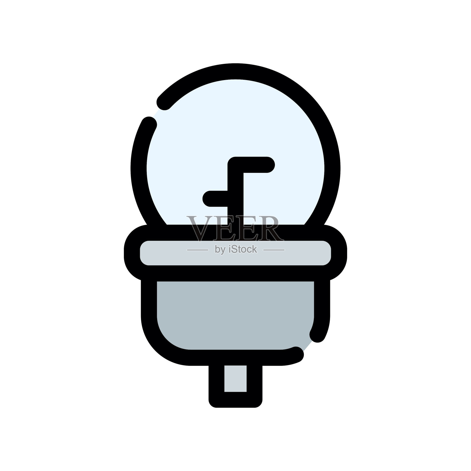 水槽图标插画图片素材