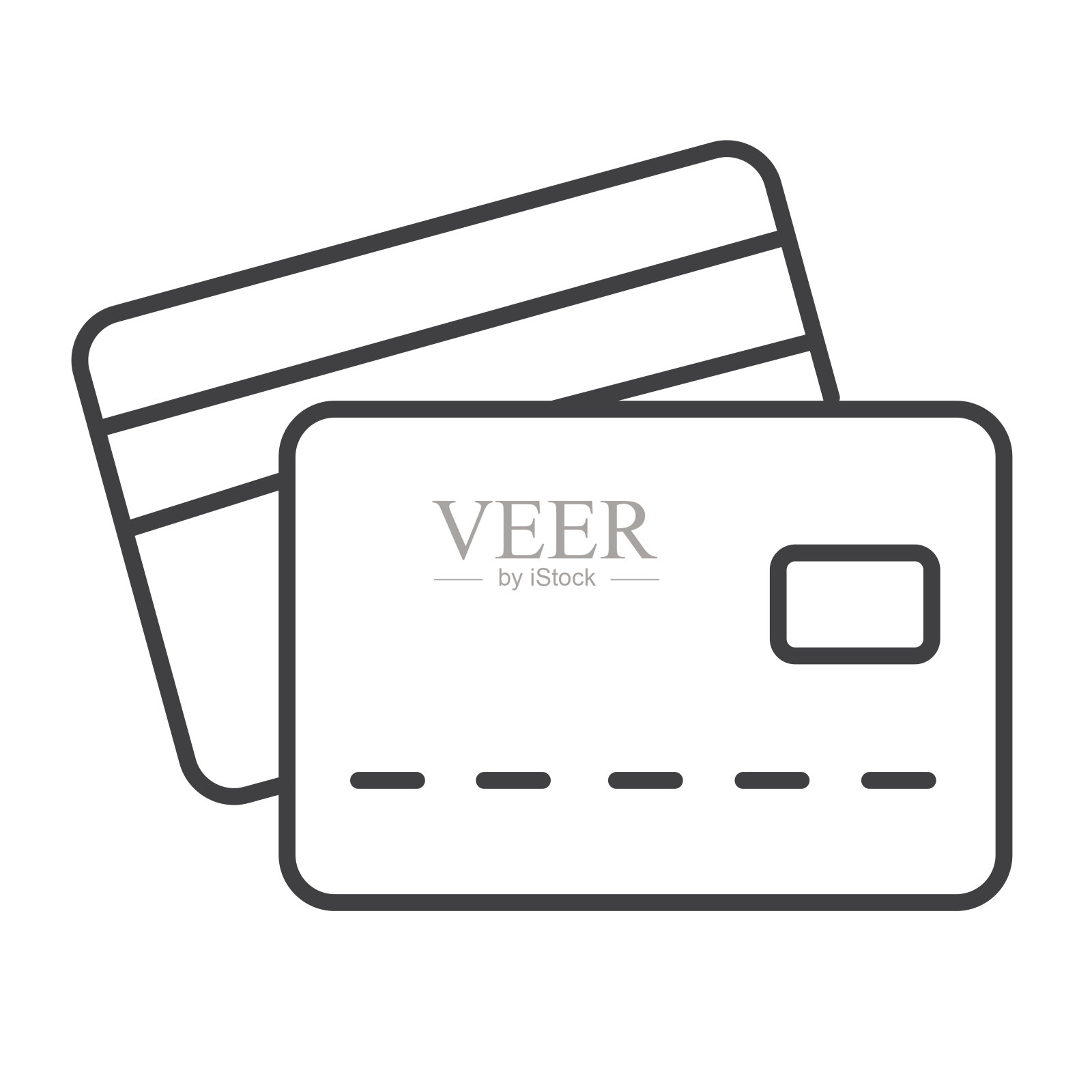 信用卡矢量插图图标设计插画图片素材