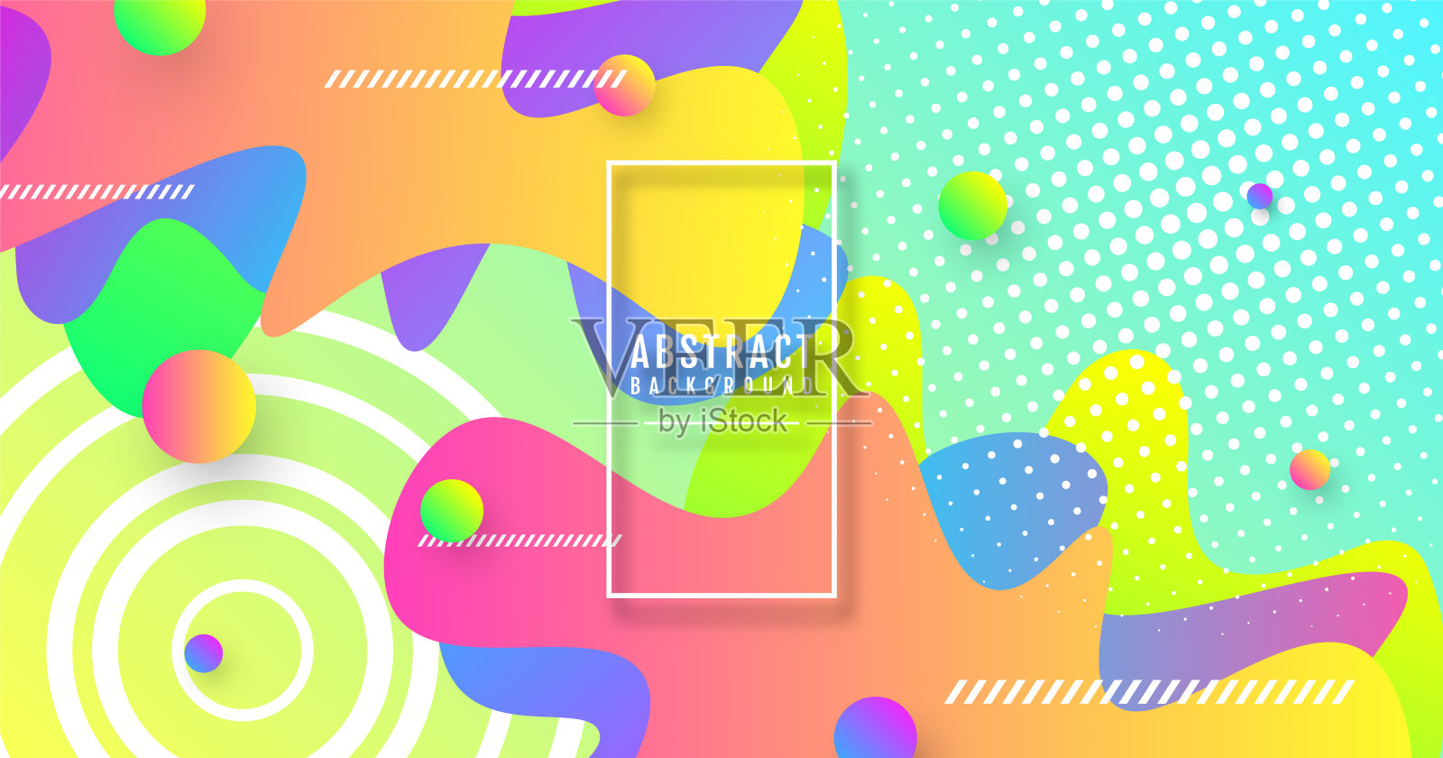 三维彩色几何抽象背景重叠层上明亮的空间以波浪形效果装饰。最小的横幅与流体风格和简单的半色调为大型或大型销售。现代平面设计元素剪纸概念的网页，传单或卡片封面插画图片素材