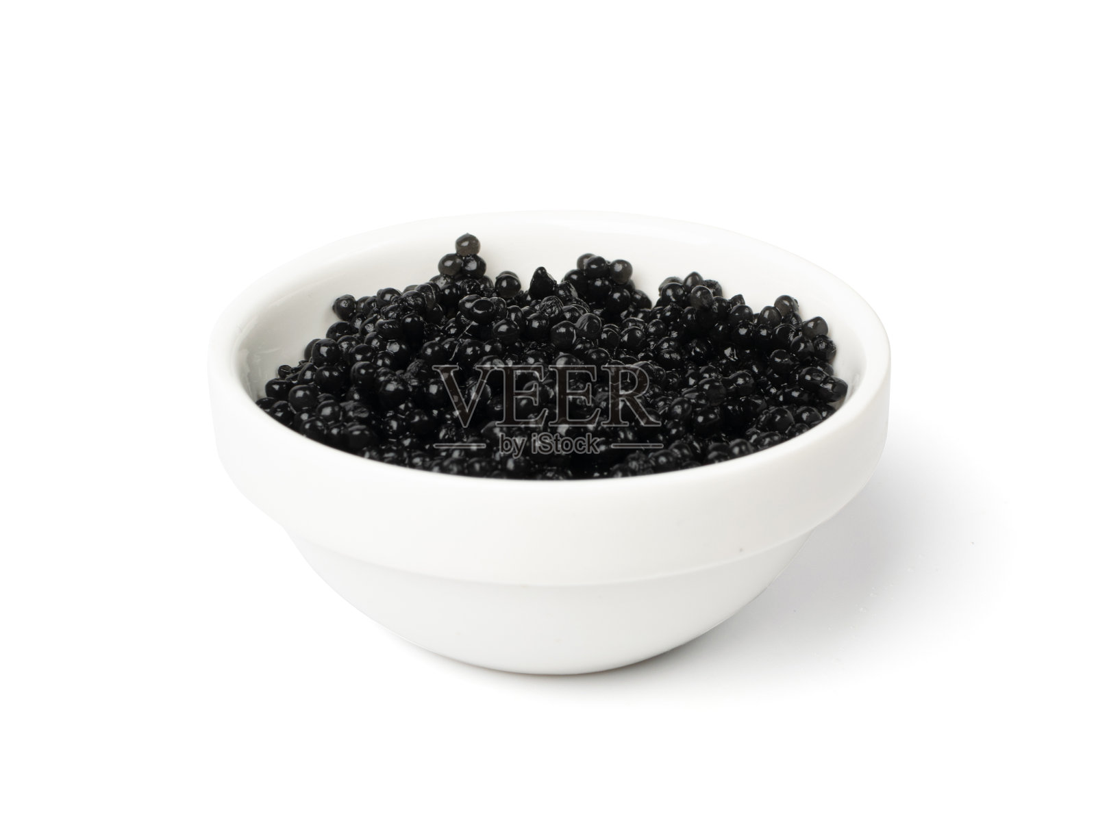 黑鱼子酱孤立，鲟鱼，白鲸鱼子酱，豪华海鲜，昂贵的熟食在白色的背景照片摄影图片