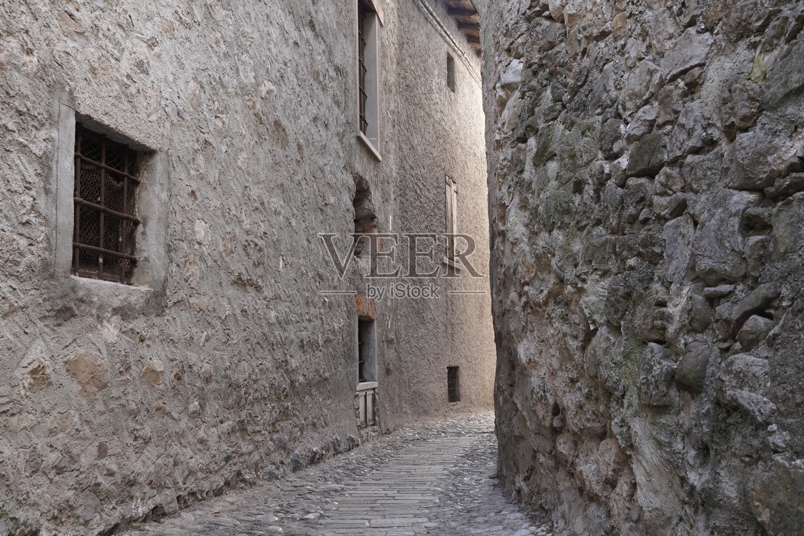 意大利的一条小巷照片摄影图片