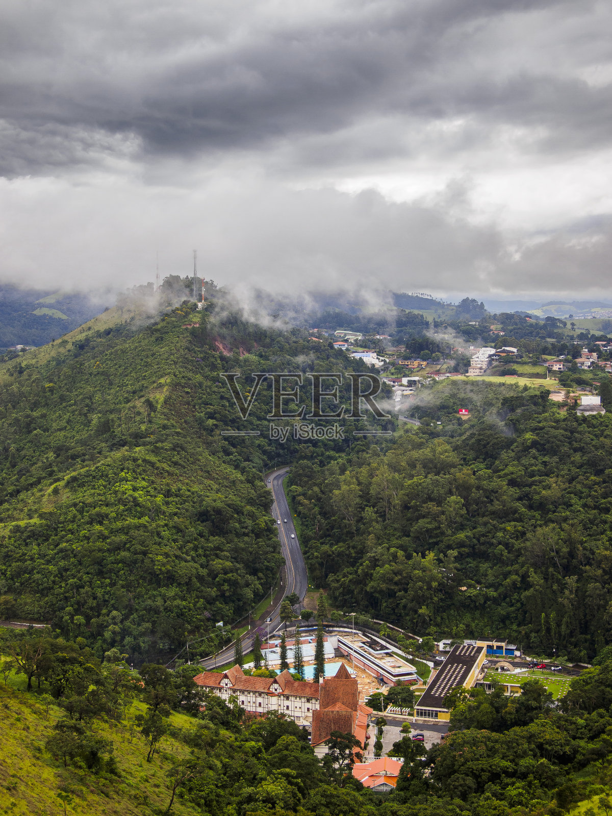 云景与Águas de Lindóia城市照片摄影图片