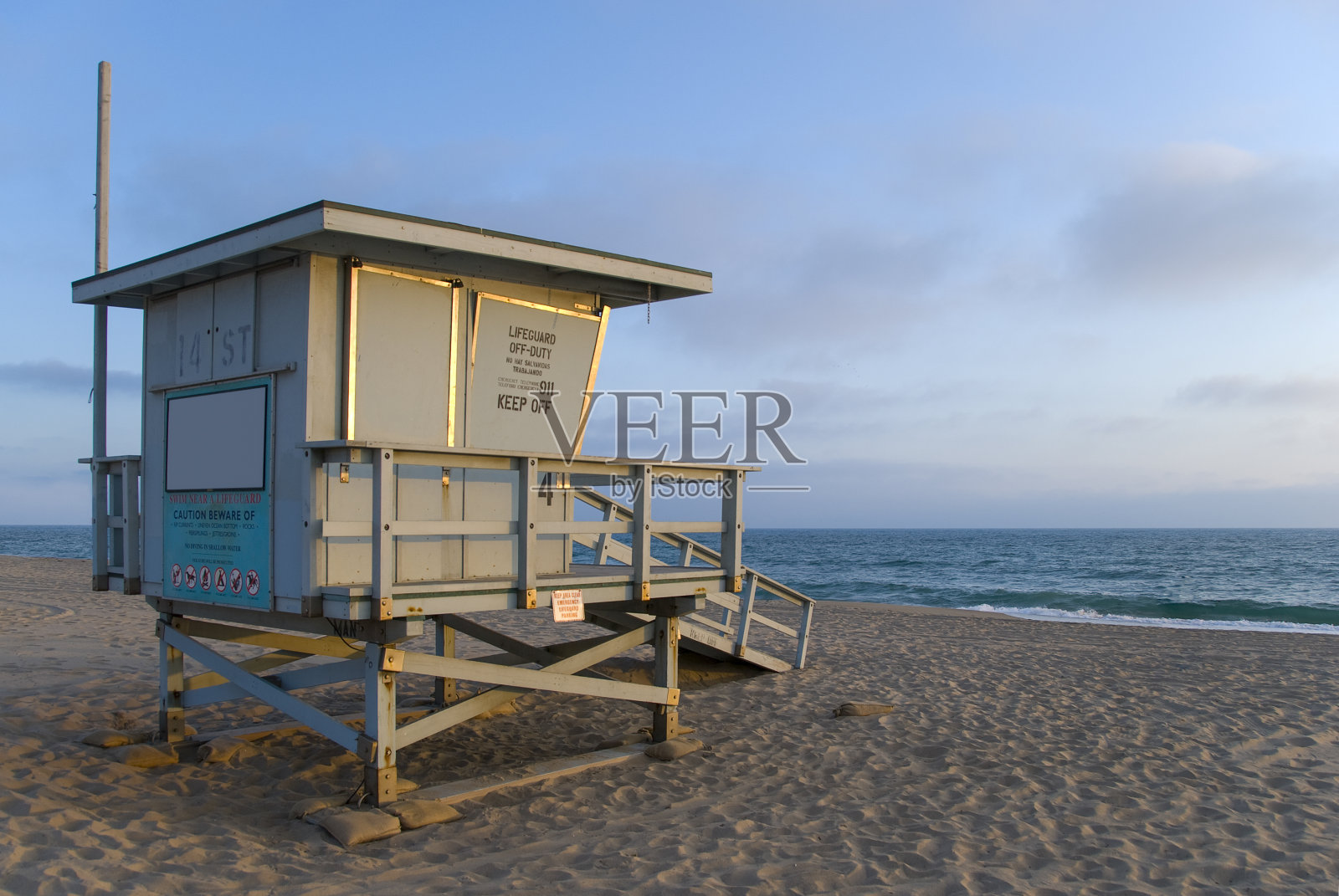 救生员站照片摄影图片