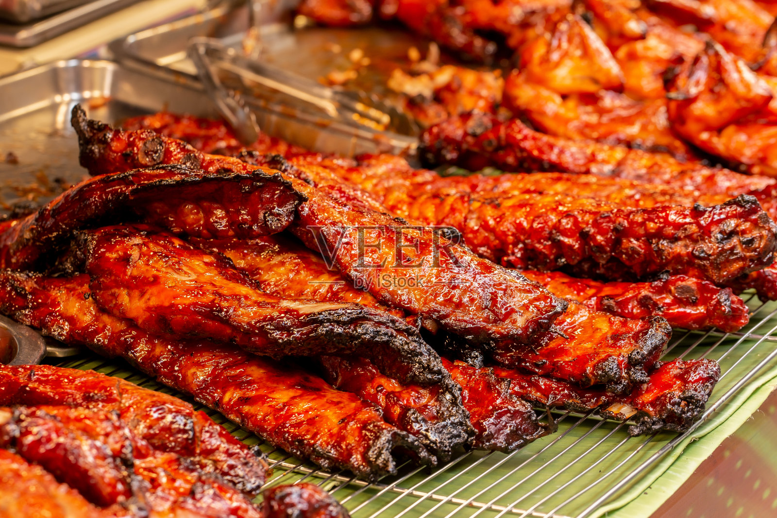 采购产品肉，肋骨-食物，烧烤-餐，烧烤架，烤照片摄影图片