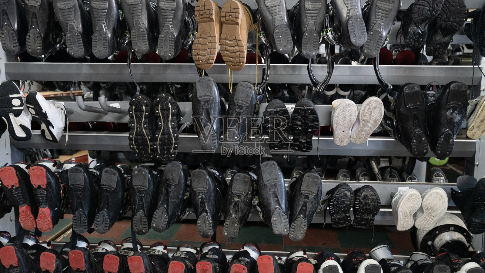 滑雪靴店照片摄影图片