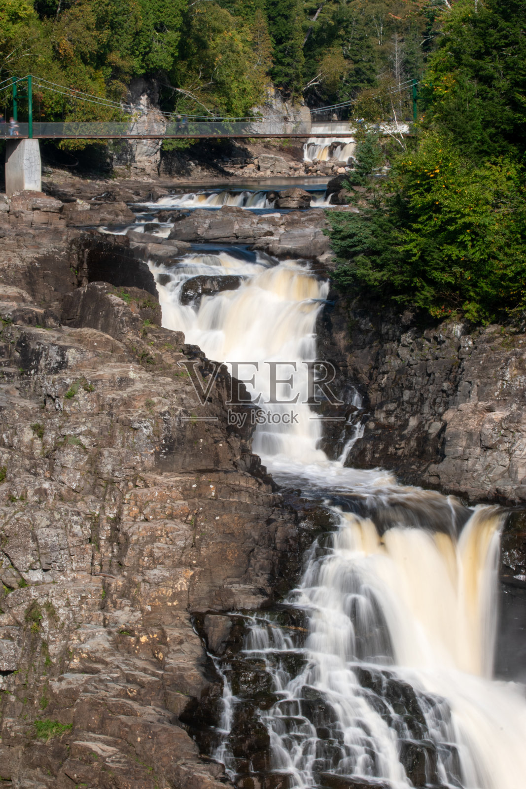 魁北克圣安妮峡谷照片摄影图片
