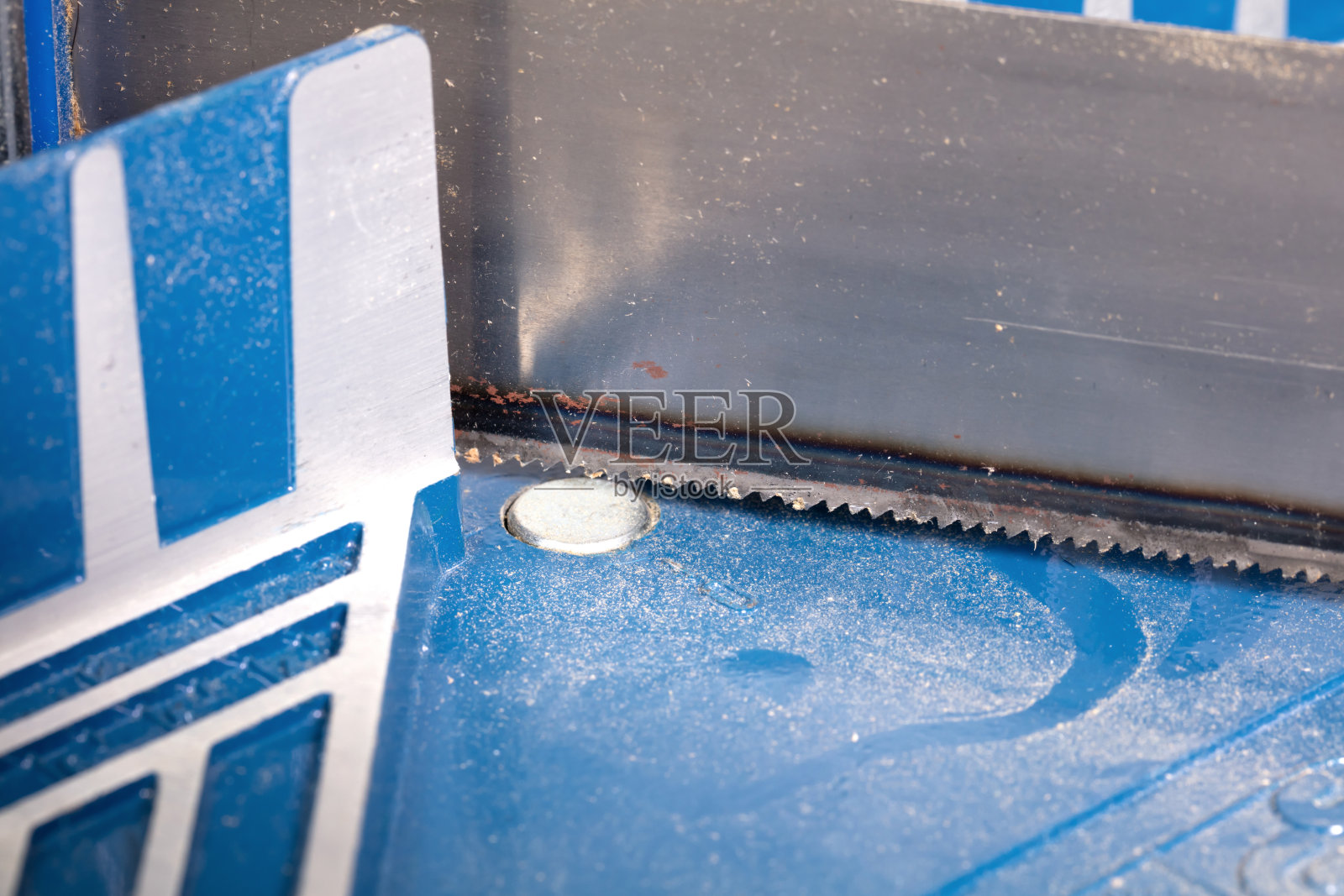 老式手动人字锯孤立照片摄影图片