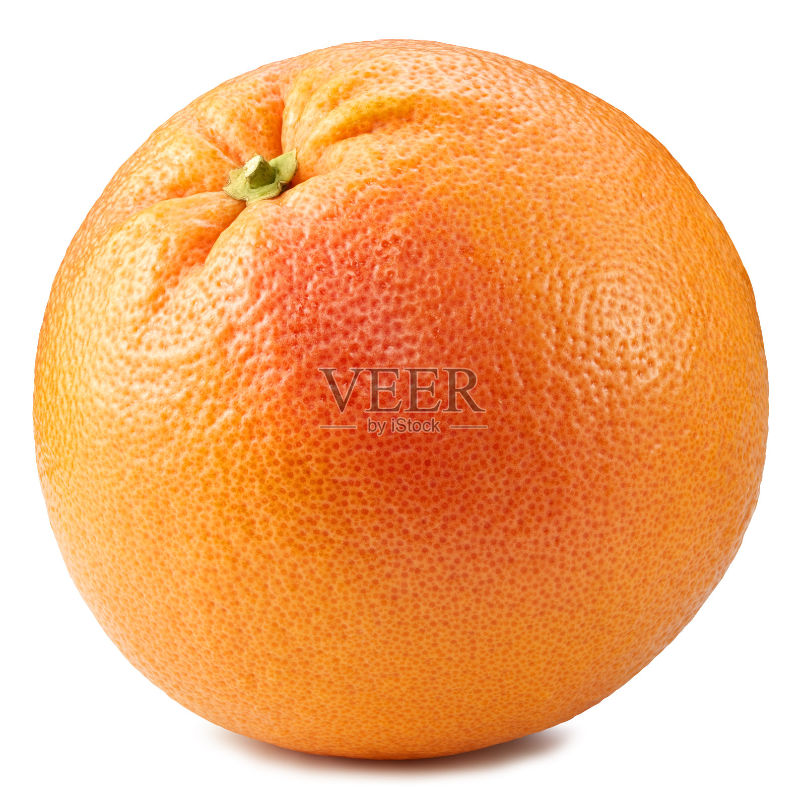 在白色背景上分离的葡萄柚照片摄影图片