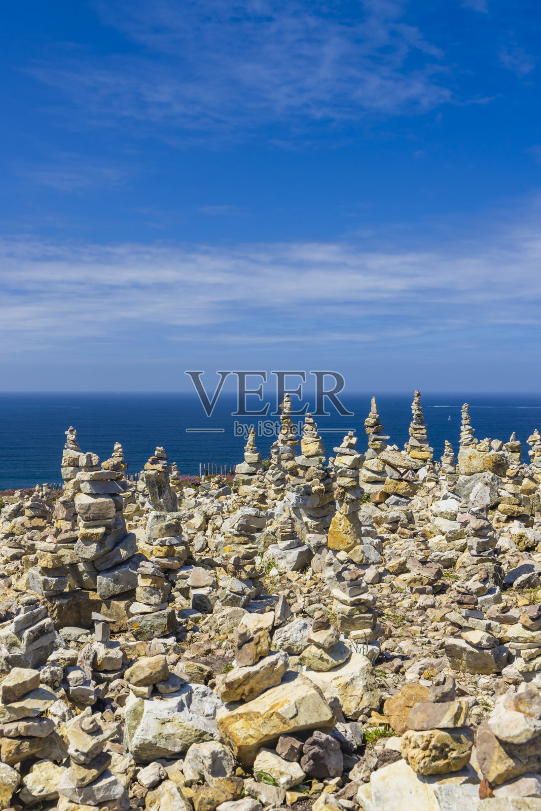 石人，克罗松，布列塔尼，法国照片摄影图片