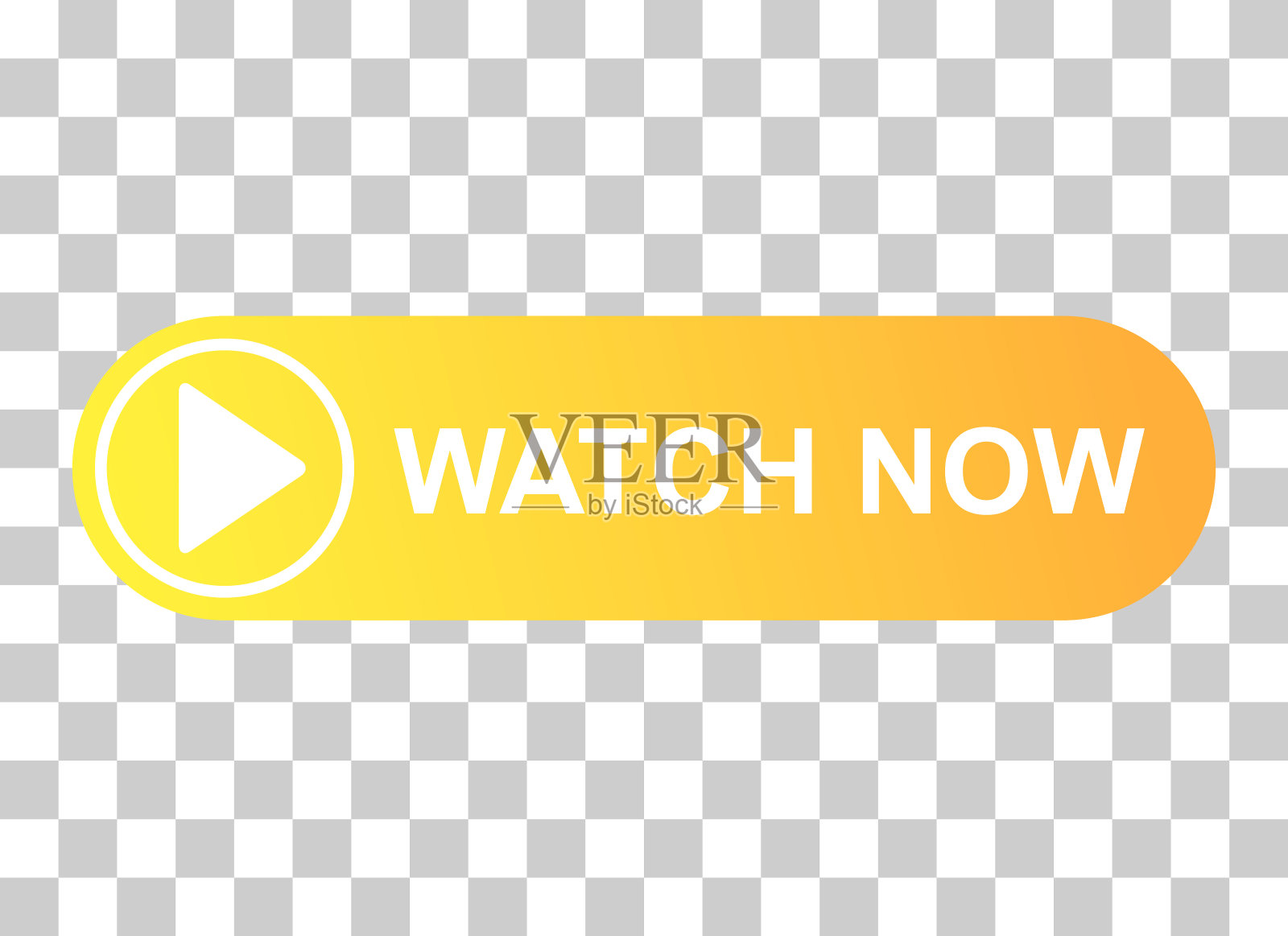 现在观看图标，网站在线按钮播放器符号，播放视频矢量插图插画图片素材