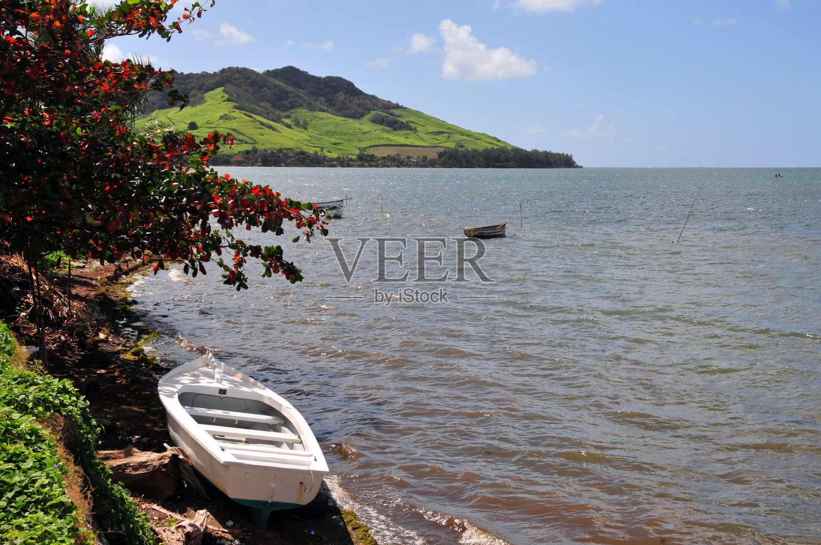 印度洋，毛里求斯的竹角岬角照片摄影图片