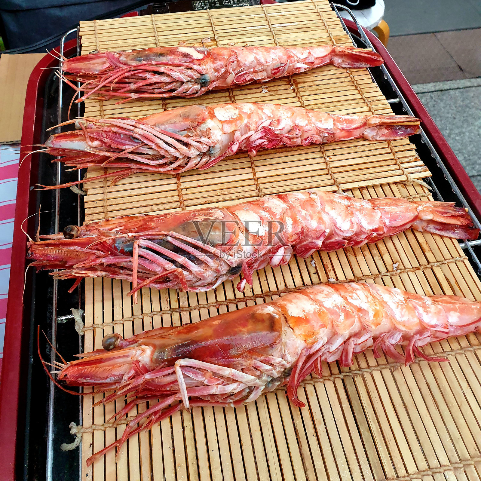 美味的烤虾照片摄影图片