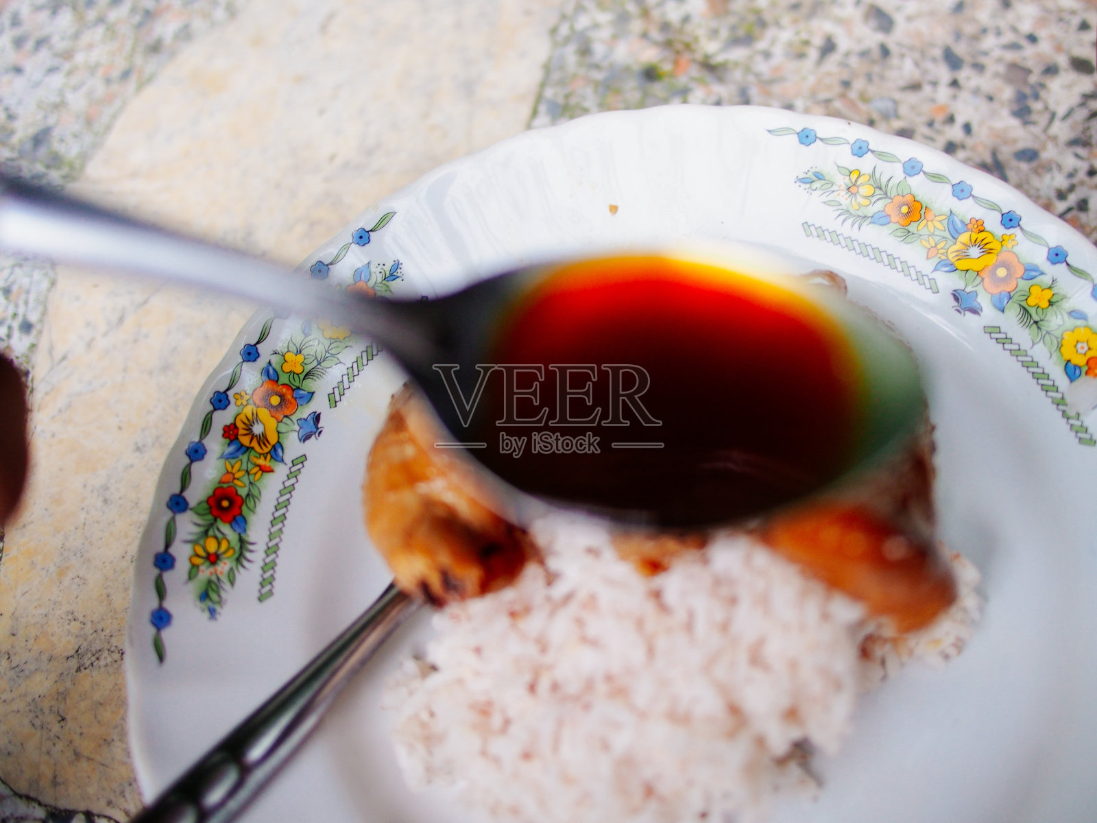 美味的泰国午餐照片摄影图片