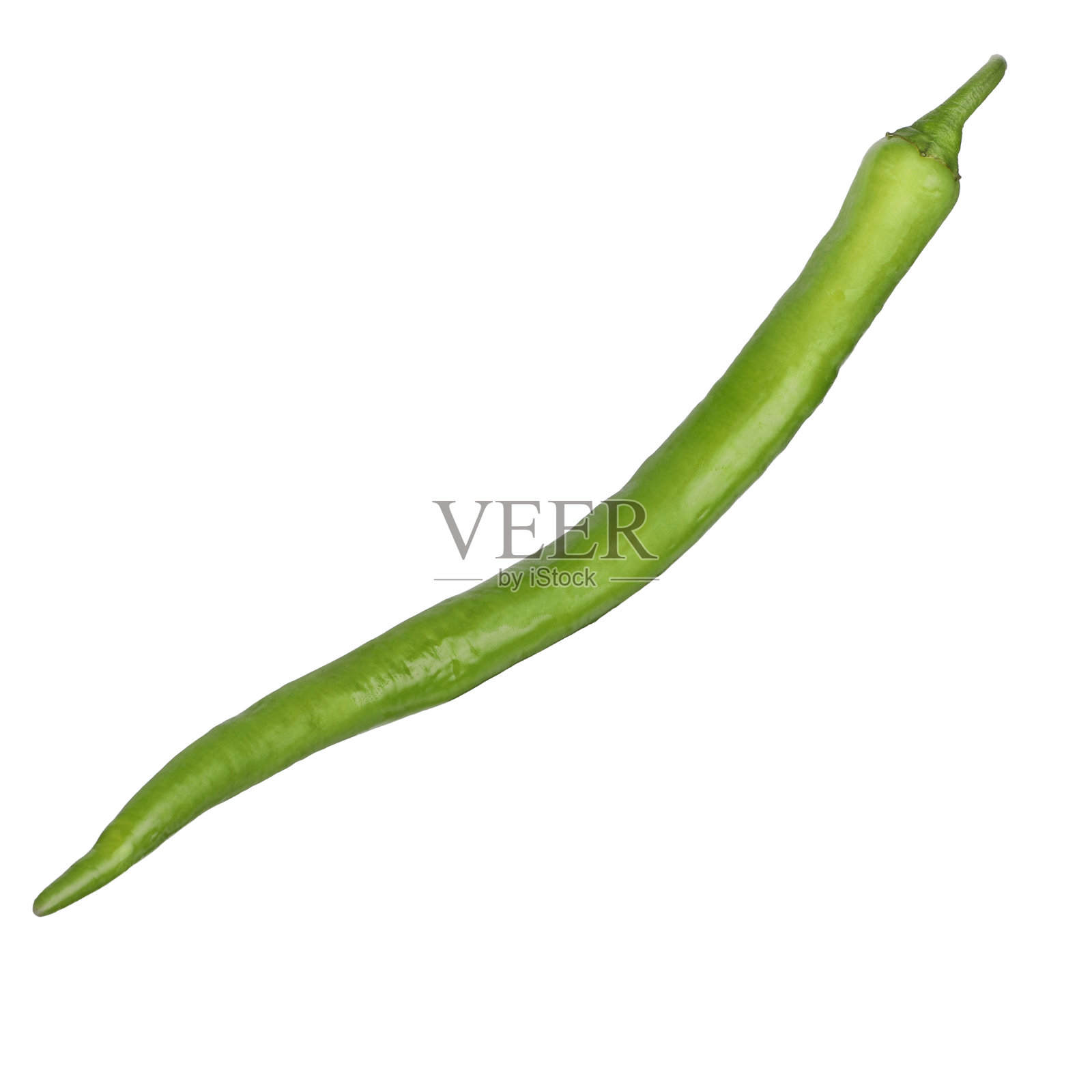 新鲜的青椒，甜辣的青椒，孤立的白色背景，剪辑路径。照片摄影图片