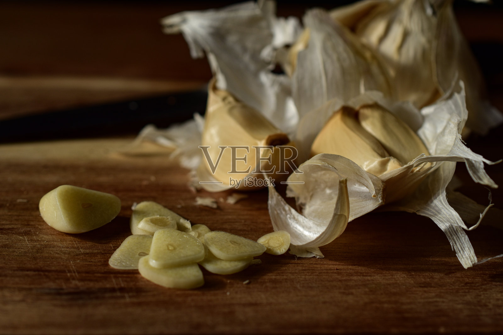 大蒜，alium家族照片摄影图片