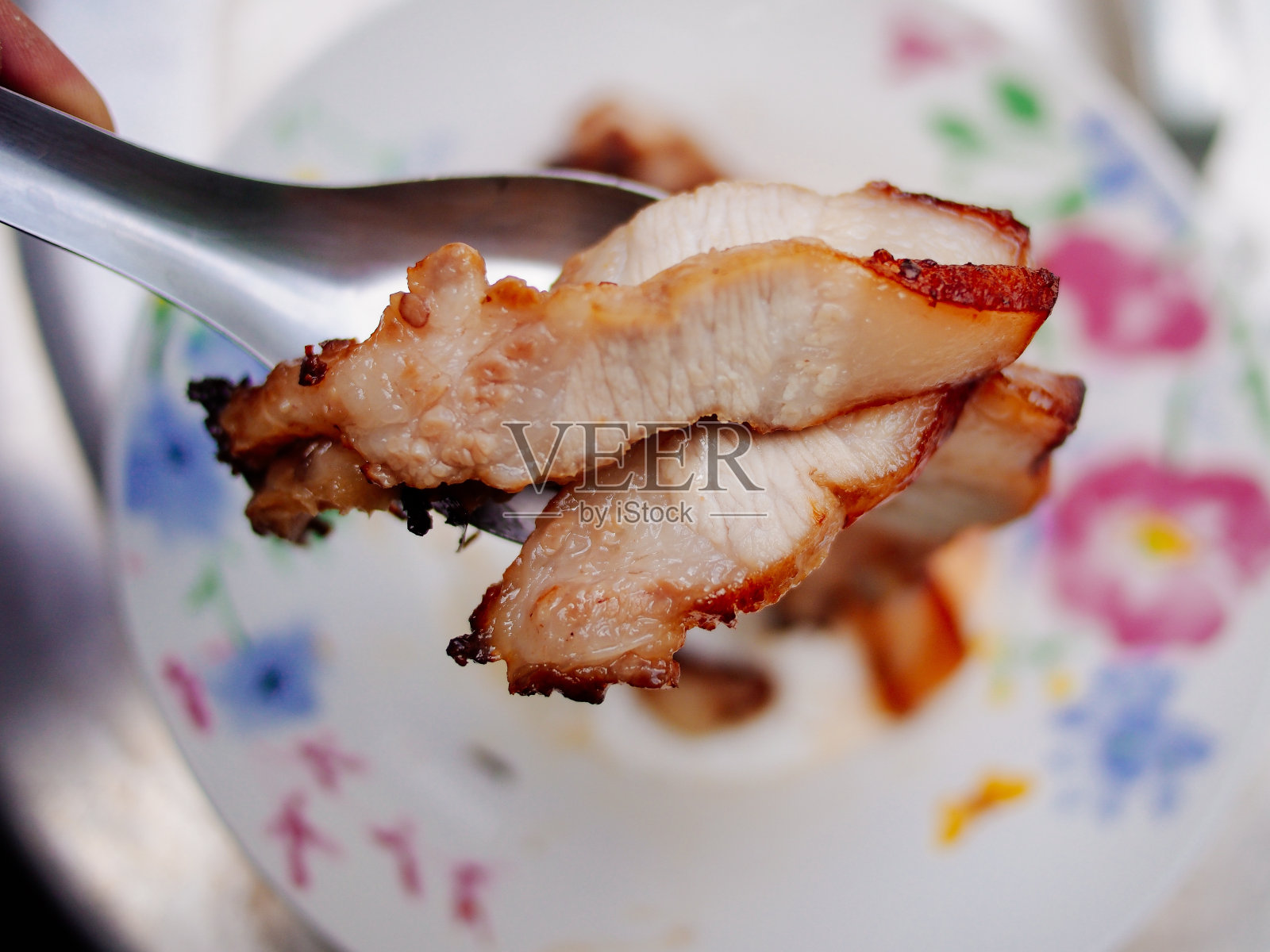 泰式烤牛排照片摄影图片