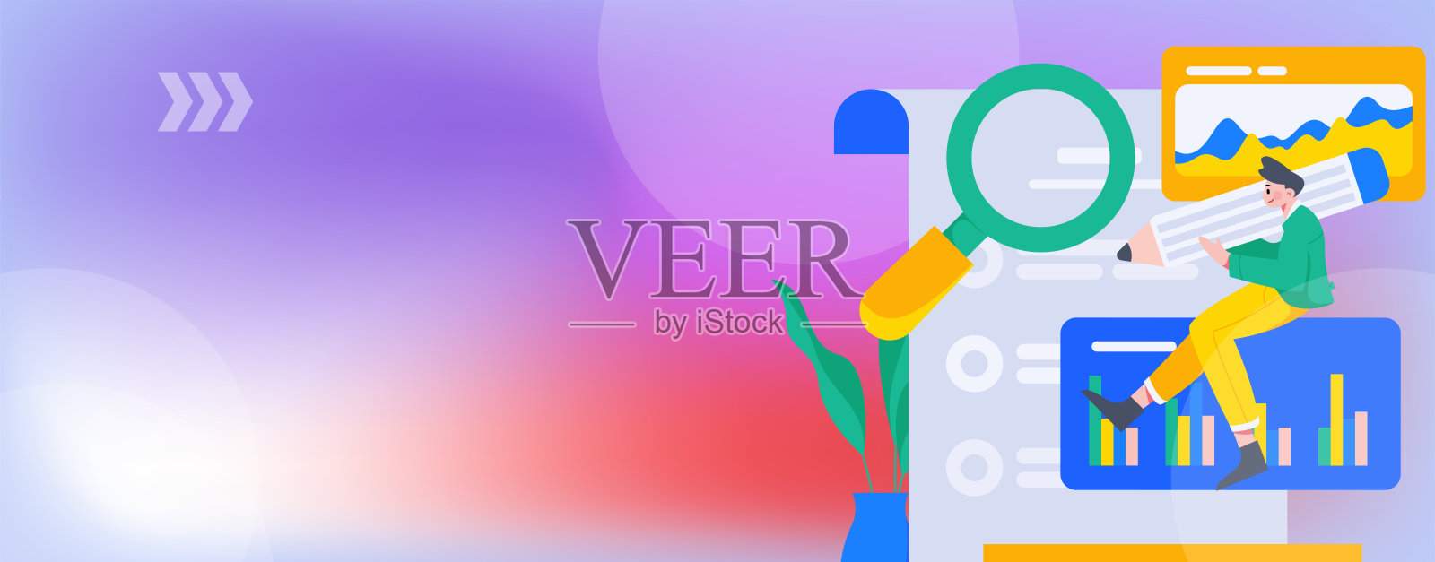 邀请朋友进行问卷平面矢量概念操作手绘插画插画图片素材