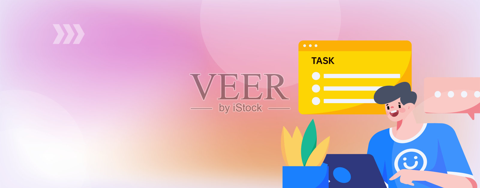 邀请朋友进行问卷平面矢量概念操作手绘插画插画图片素材