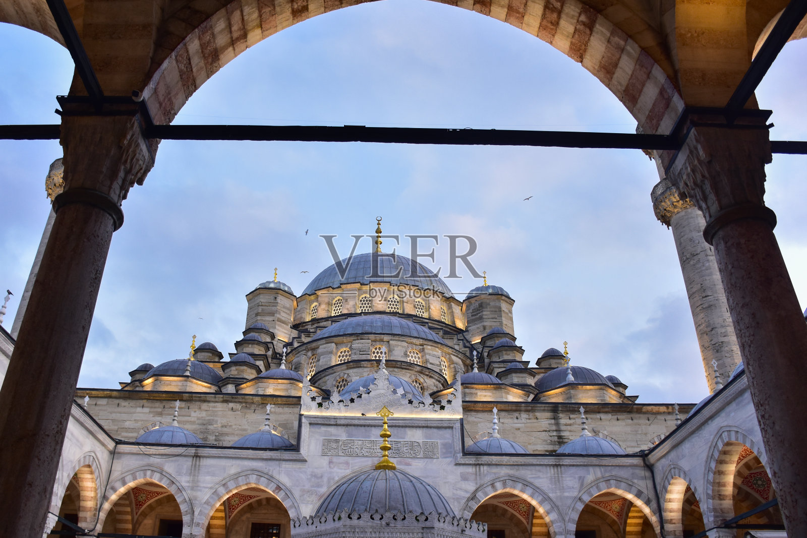 Yeni cami清真寺，Eminönü， İstanbul照片摄影图片