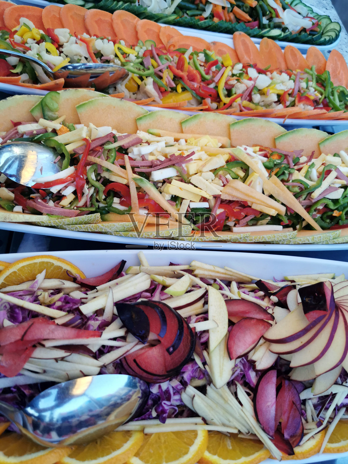 美味的埃及蔬菜沙拉照片摄影图片