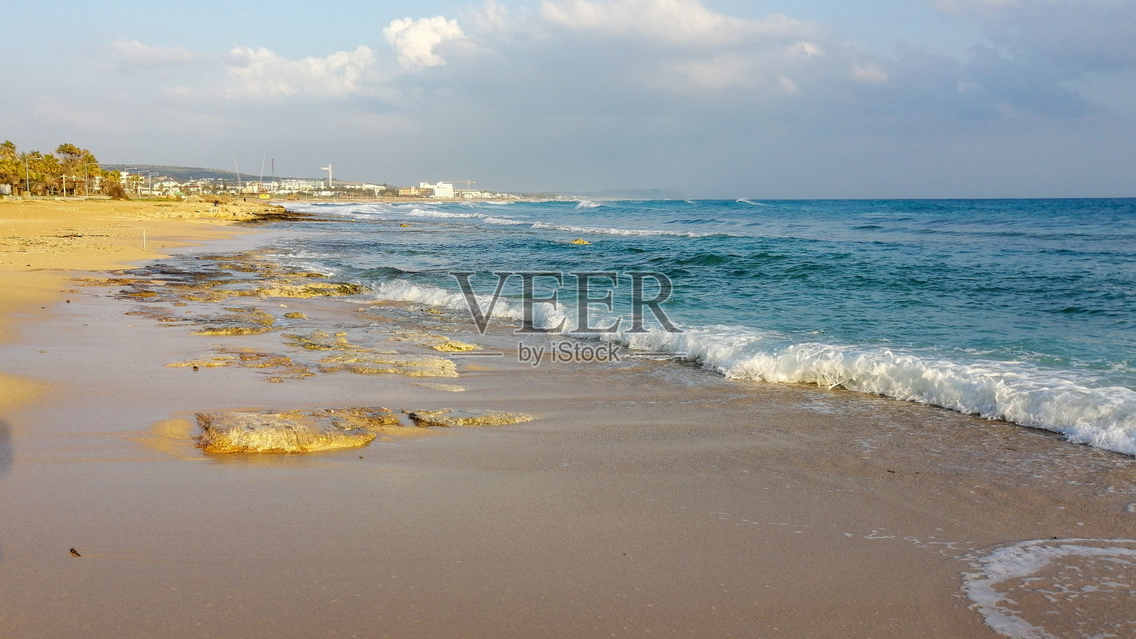 冬天的亚纳帕，塞浦路斯照片摄影图片