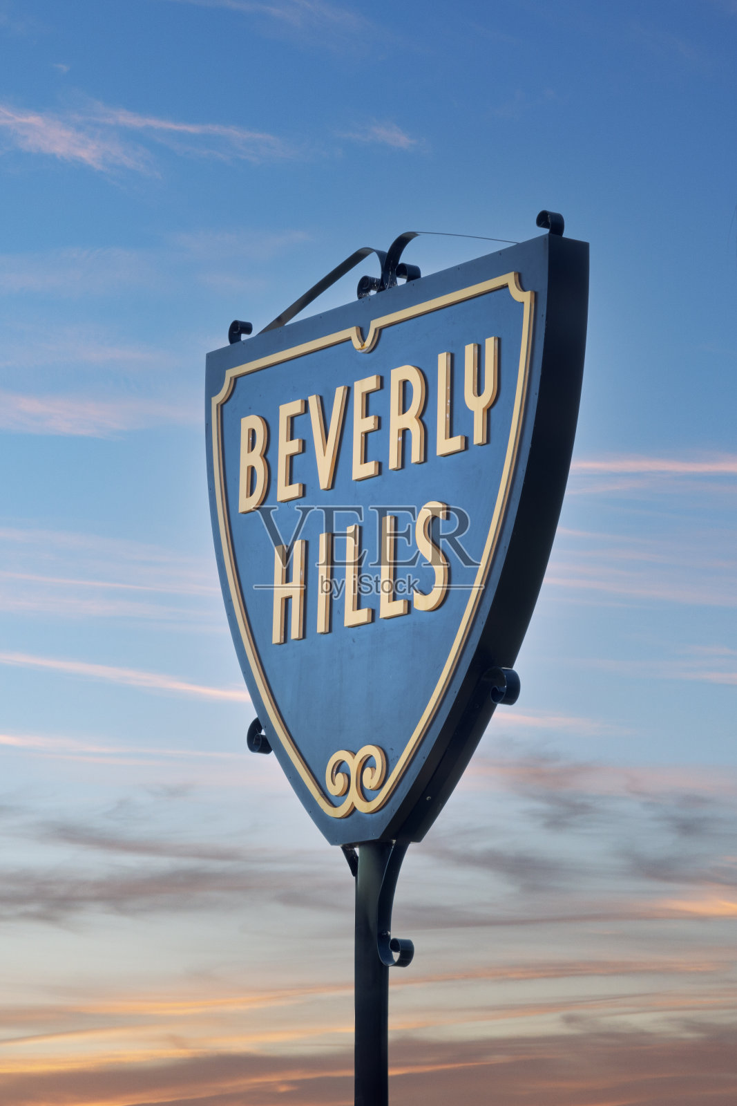 比佛利山庄标志照片摄影图片