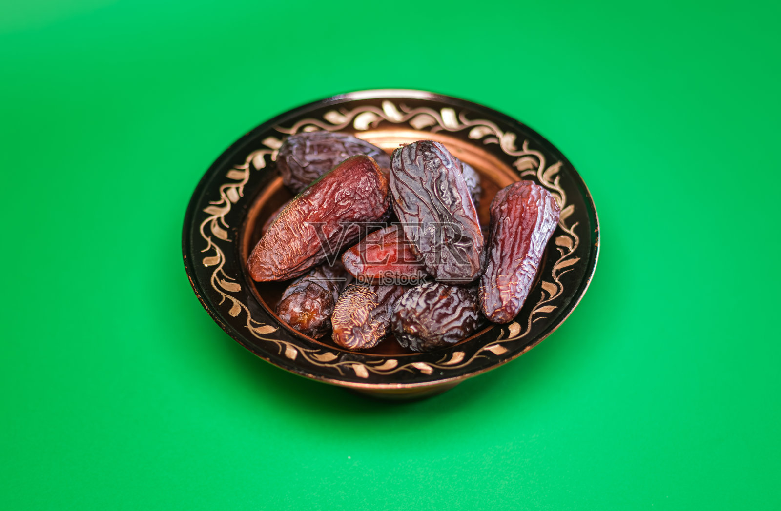 新鲜Medjool海枣。斋月凯里姆。照片摄影图片