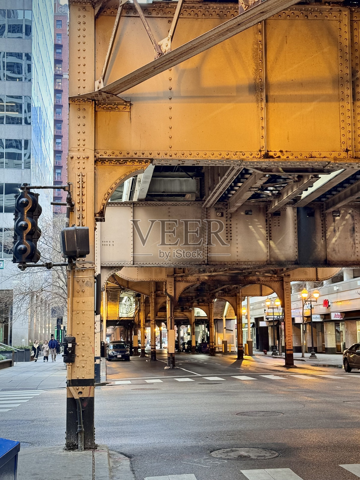 芝加哥循环照片摄影图片