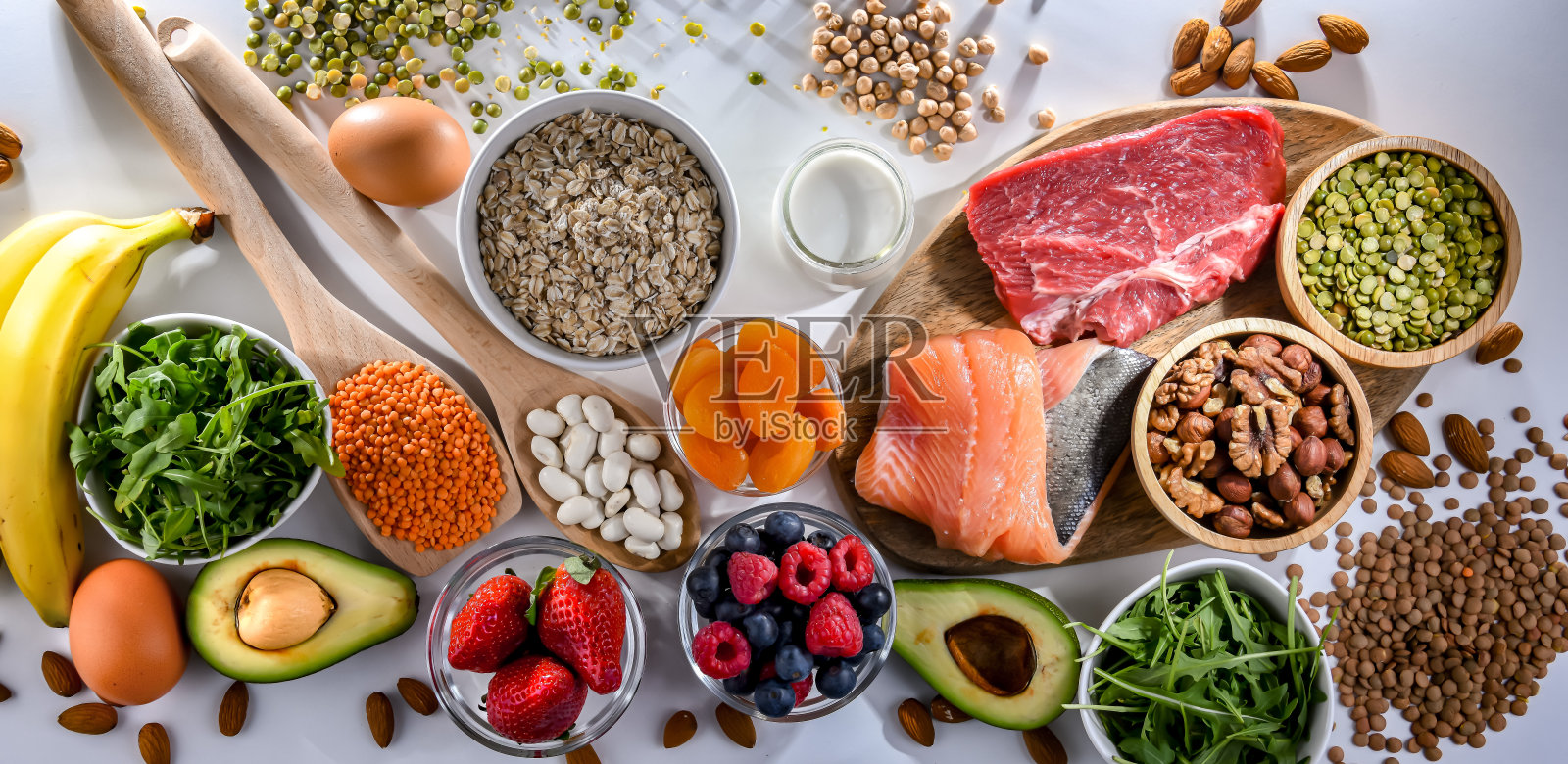 孕妇推荐食用的食品。健康的饮食习惯照片摄影图片