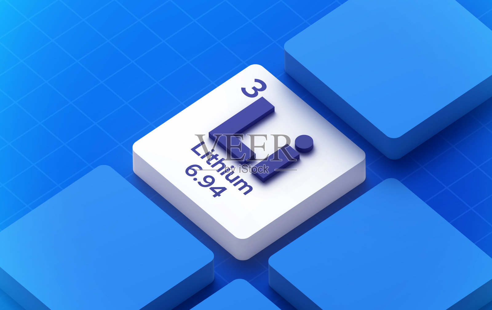 锂元素周期表照片摄影图片