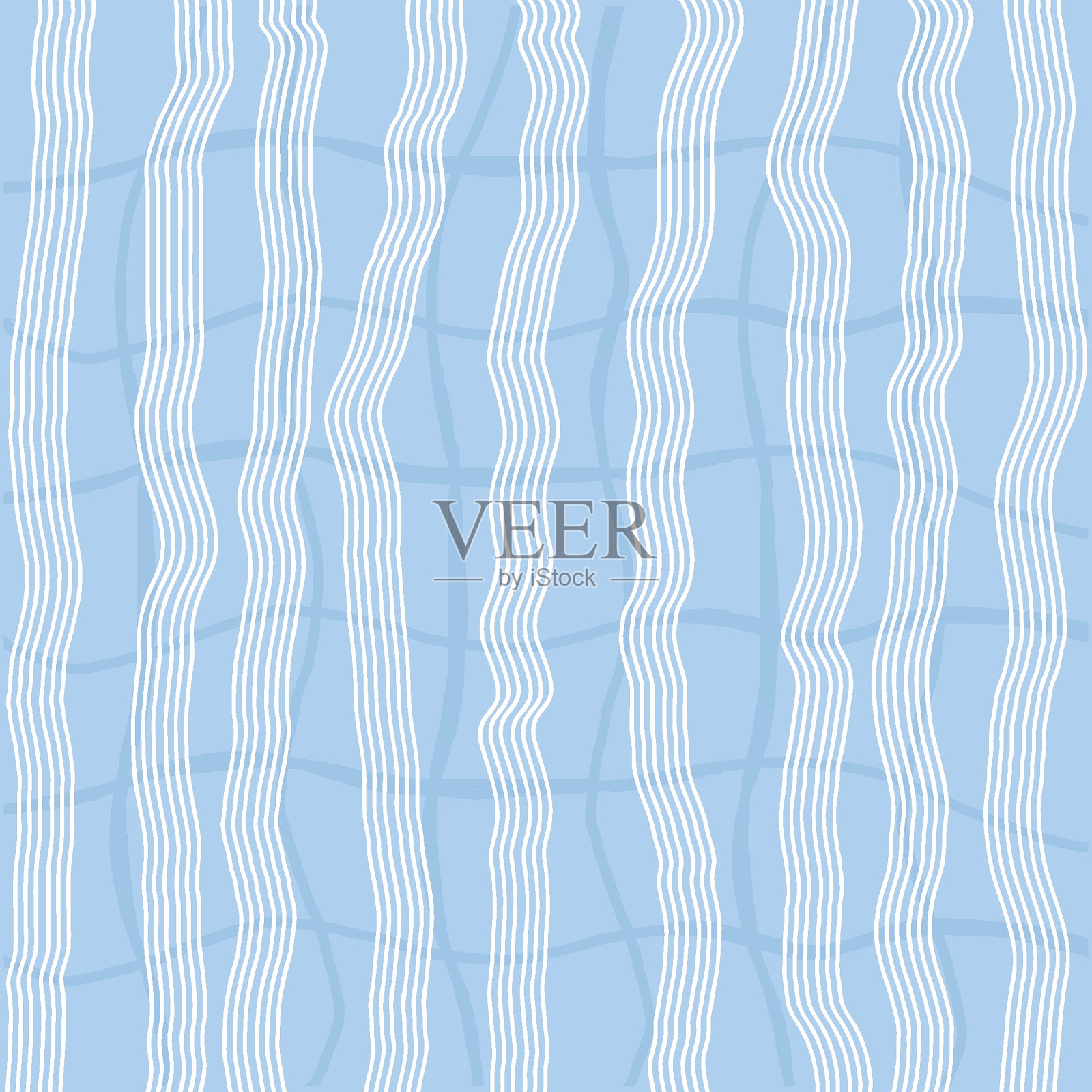 矢量手绘可爱的方格图案。涂鸦格纹几何纹理简单。交叉线。抽象、可爱、精致的图案是织物、纺织品、墙纸的理想选择插画图片素材