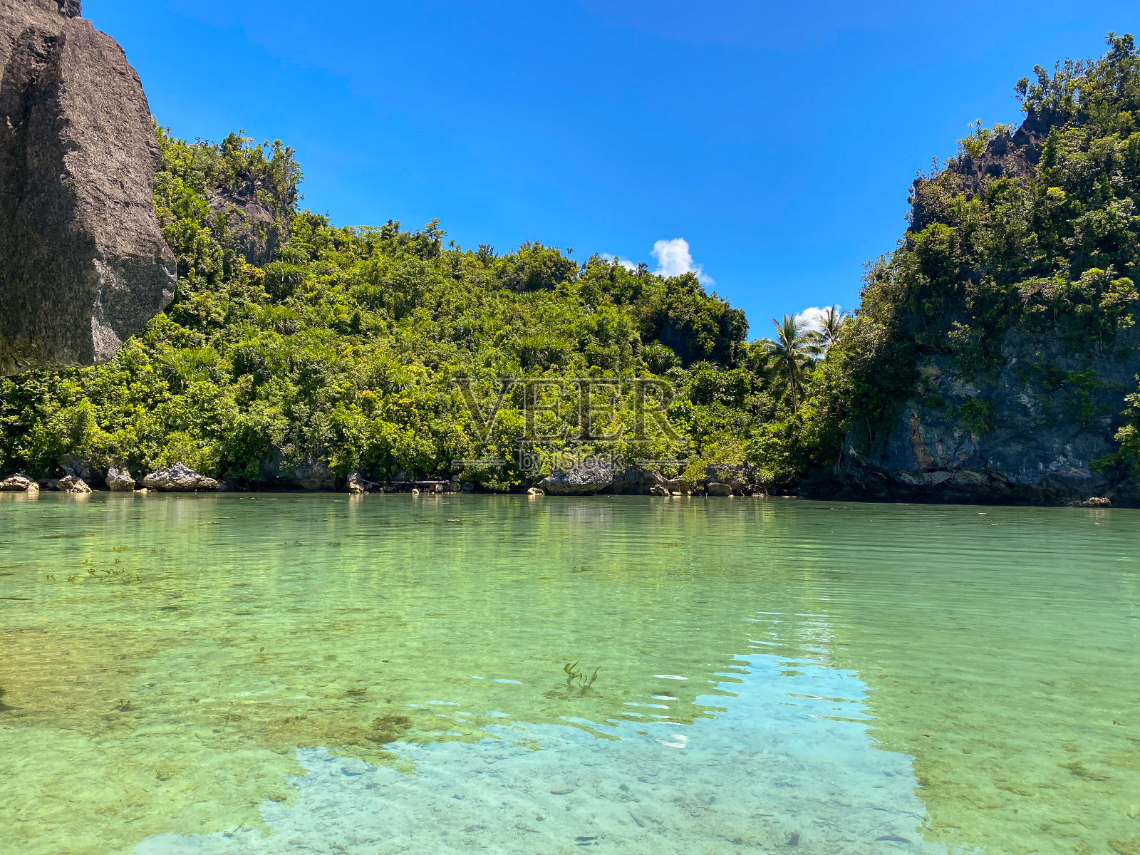 菲律宾棉兰老岛的丁哥岛。照片摄影图片
